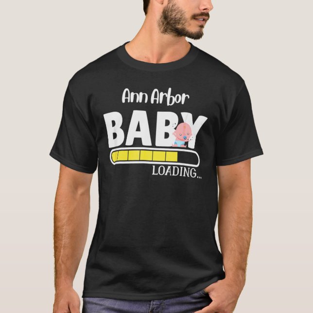 Ann Arbor Native Pride  State Baby Parent Mum Dad  T-Shirt (Front)