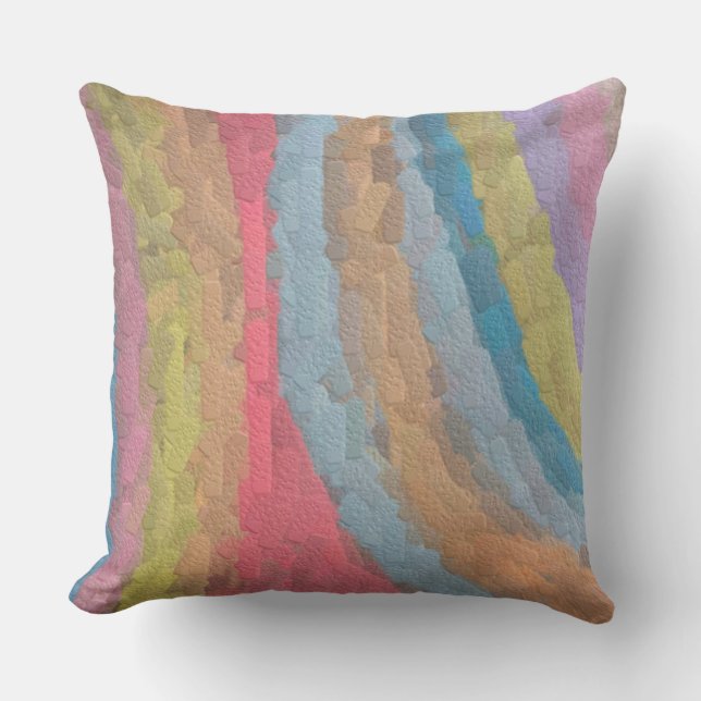 Ann Arbor Pastel Chalk Cushion (Front)