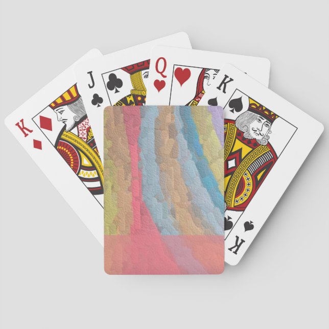 Ann Arbor Pastel Chalk  Playing Cards (Back)