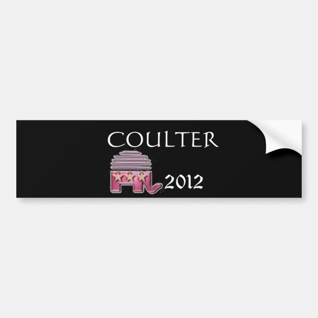 Ann Coulter 2012 Bumper Sticker (Front)