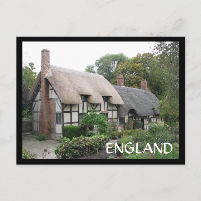 Ann Hathaway's Cottage Postcard (Front)