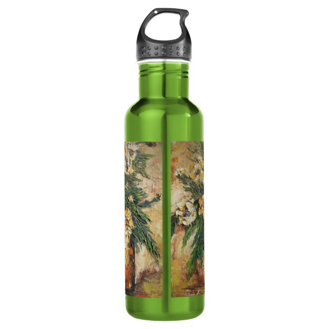 Ann Hayes Painting Yellow Flowers 710 Ml Water Bottle (Front)