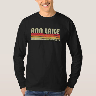 Ann Lake Minnesota Funny Fishing Camping Summer T-Shirt