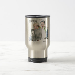 Ann Romney In A Binder Funny Gifts Tees & Cards Travel Mug