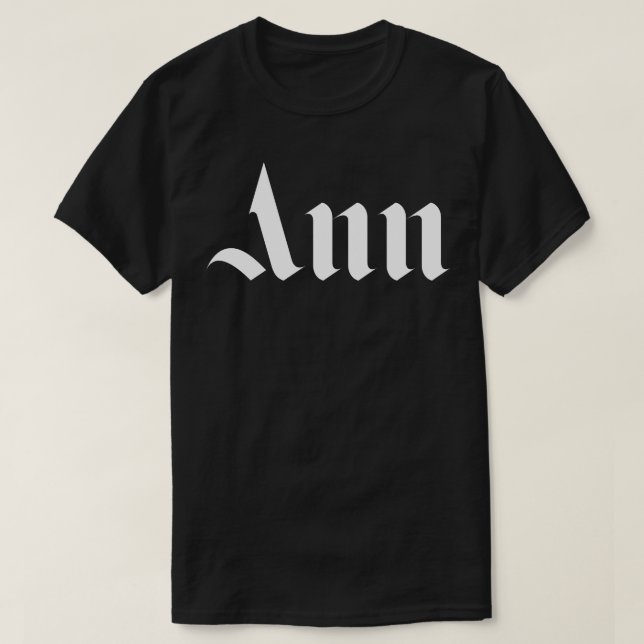 ann T-Shirt (Design Front)