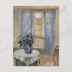 Anna Ancher's Blue Clematis in the Artist's Studio Postcard