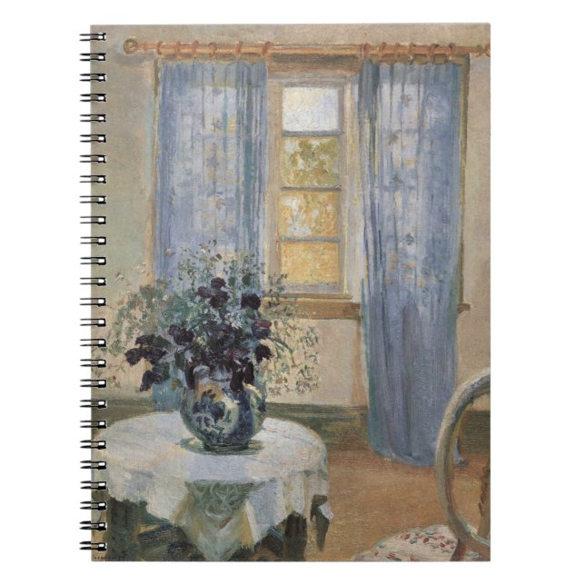 Anna Ancher's Blue Clematis in the Artist's Studio Spiral Notebook (Front)