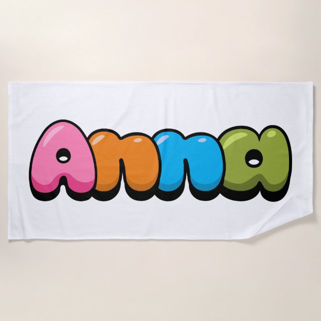 Anna Beach Towel (Front)