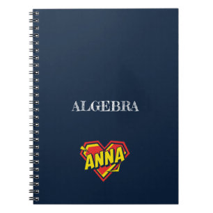 Anna Blue Notebook