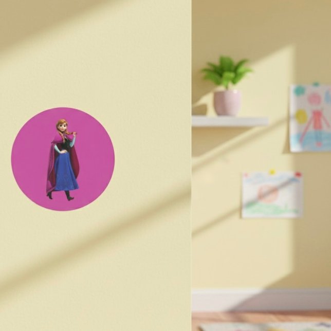 Anna Classic Round Sticker (Creator Uploaded)