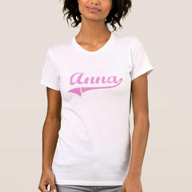 Anna Classic Style Name T-Shirt (Front)