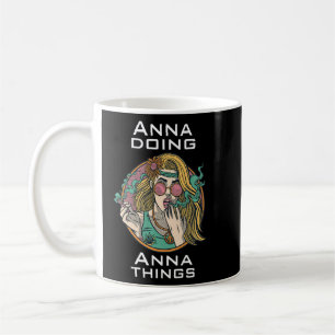Anna doing coffee mug
