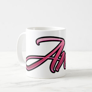 Anna faded pink cup tea cup coffee cup
