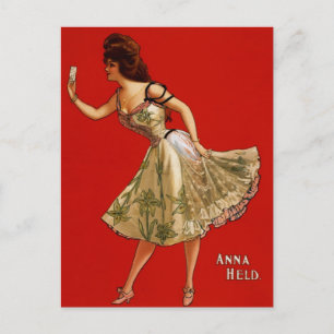 Anna Held Postcard