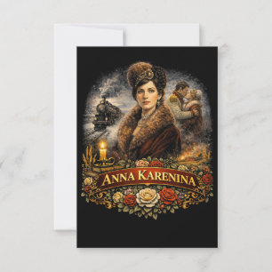 Anna Karenina Thank You Card