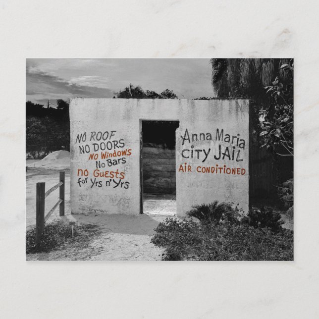 Anna Maria City Jail Postcard (Front)