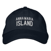 Anna Maria Island Florida Embroidered Baseball Hat