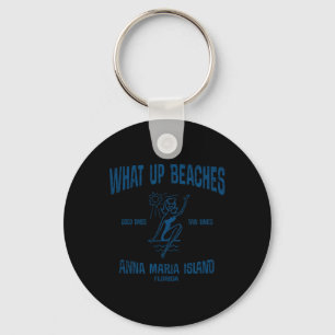 Anna Maria Island Florida Funny Vintage Beaches Te Key Ring