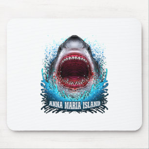 Anna Maria Island Florida Vacation Great White Sha Mouse Pad