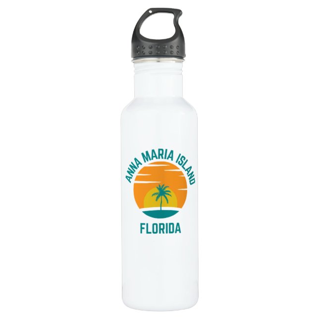 Anna Maria Island Florida Water Bottle (Front)