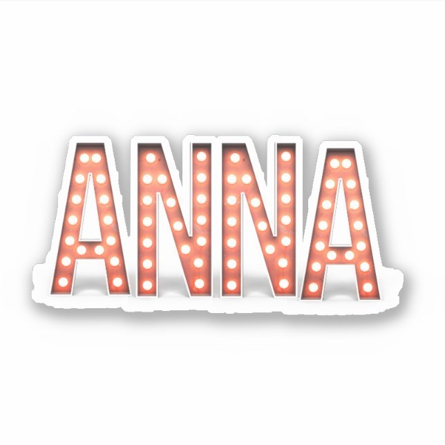 Anna Marquee Lights  (Front)