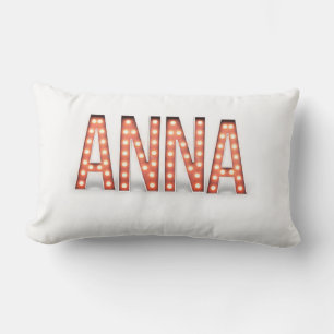 Anna Marquee Lights Lumbar Cushion
