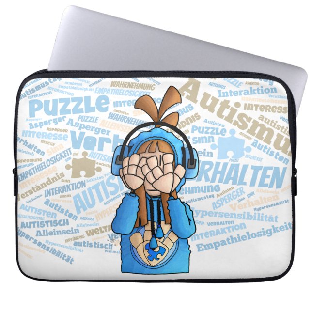 Anna - None / Laptop Sleeve (Front)
