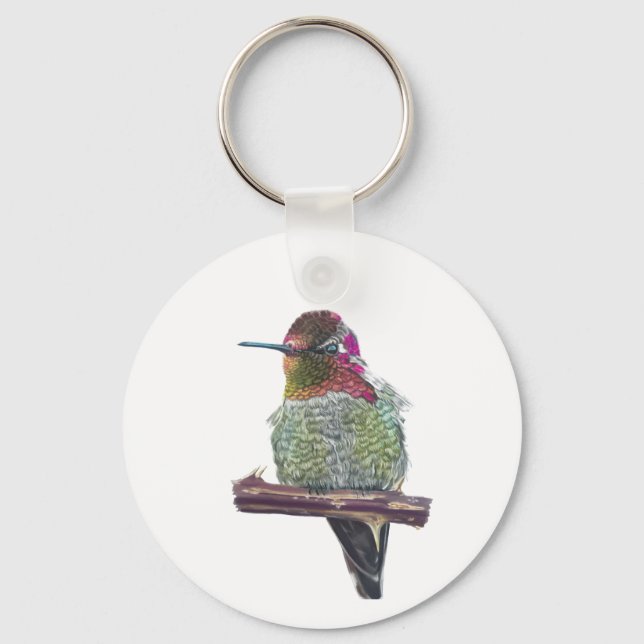 Anna’s Hummingbird key chain (Front)