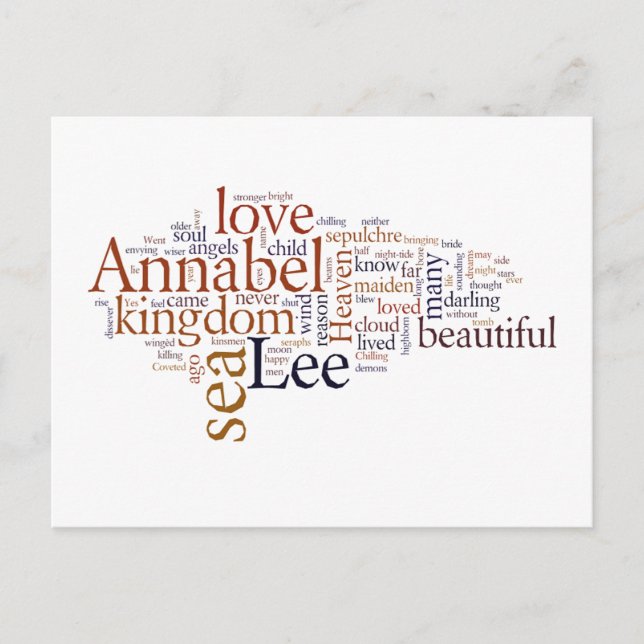 Annabel Lee Postcard (Front)