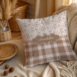 Annabella Vintage Dusty Rose Pink Cushion