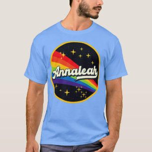 Annaleah Rainbow In Space Vintage Style T-Shirt