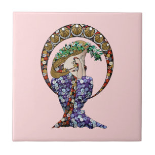 Annalise Art Nouveau Tile