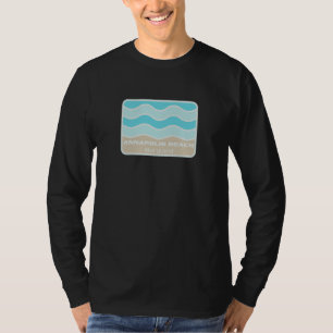Annapolis Beach Maryland Waves Vacation Souvenir T-Shirt