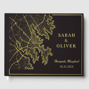 Annapolis Maryland Chesapeake Bay Wedding Welcome Guest Book