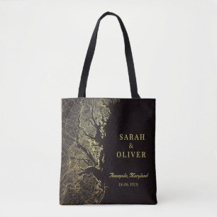 Annapolis Maryland Chesapeake Bay Wedding Welcome Tote Bag