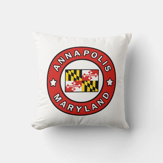 Annapolis Maryland Cushion (Front)