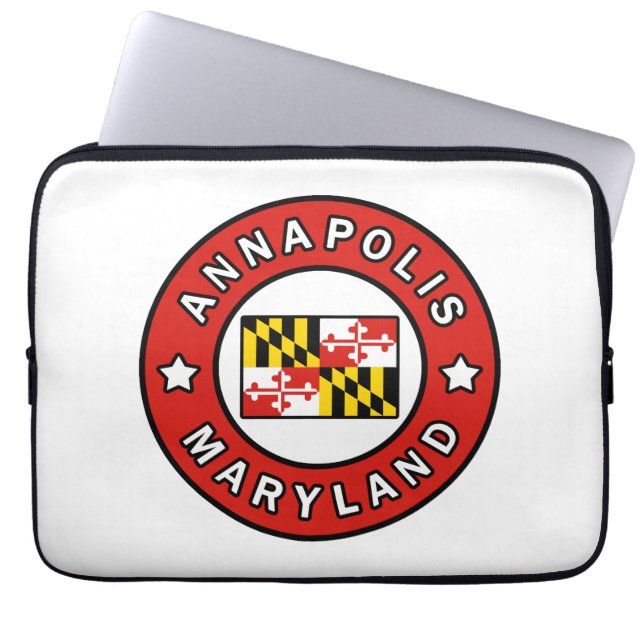 Annapolis Maryland Laptop Sleeve (Front)