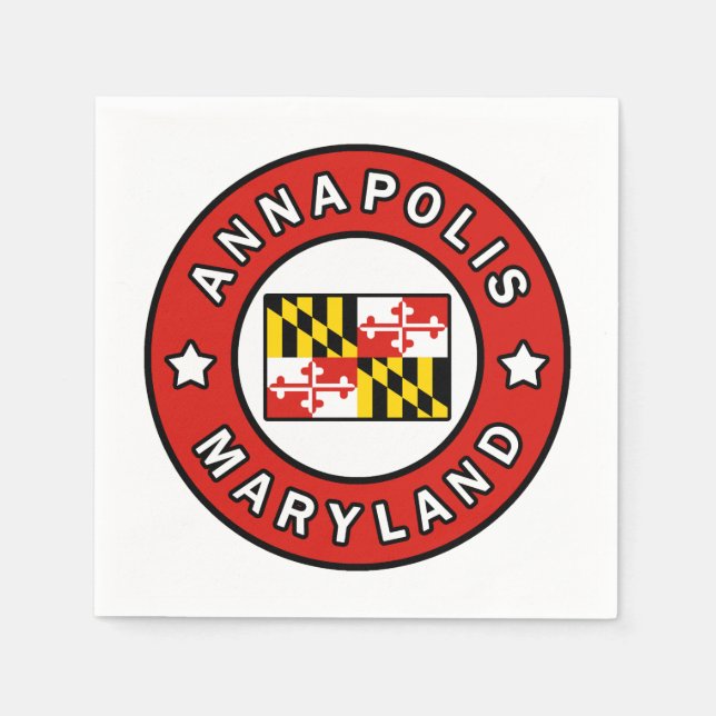 Annapolis Maryland Napkin (Front)