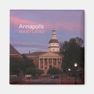 Annapolis Maryland State House Fridge Magnet