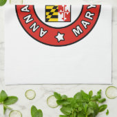 Annapolis Maryland Tea Towel (Folded)