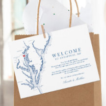 Annapolis Maryland Wedding Welcome Itinerary