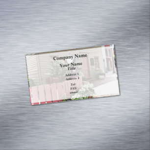 Annapolis MD - Clock by One State Circle Magnetic Business Card