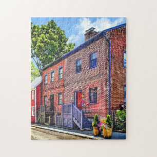 Annapolis MD - Fleet Street Jigsaw Puzzle