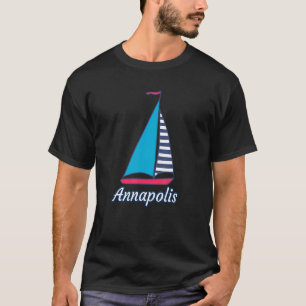 Annapolis Sailing Sail Boat Nautical Regatta T-Shirt