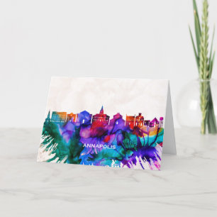 Annapolis Skyline Holiday Card