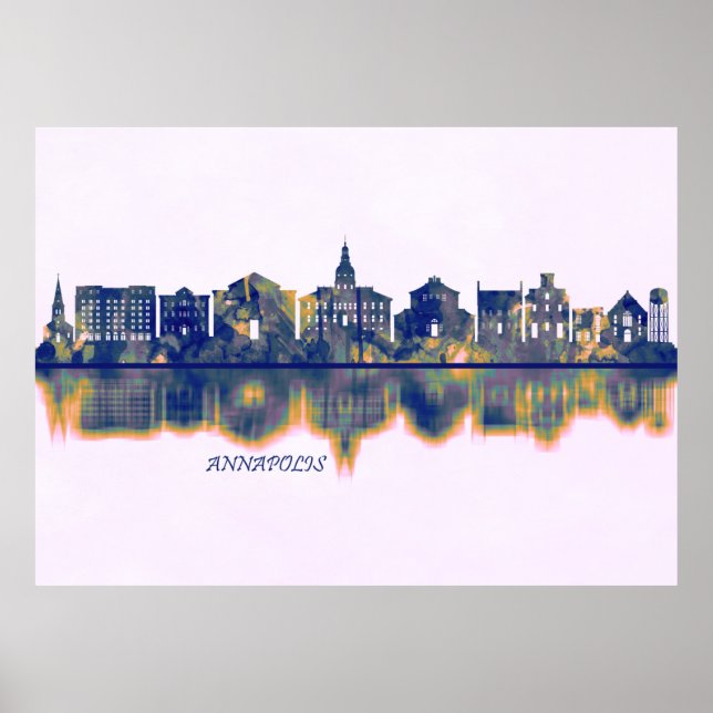 Annapolis Skyline Poster (Front)