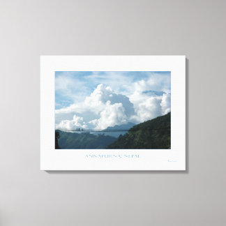 ANNAPURNA IN THE WOLKENMANN CANVAS PRINT
