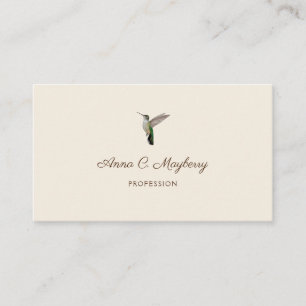 Anna's Hummingbird Business Card