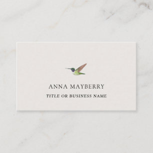 Anna's Hummingbird Business Card