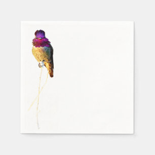 Anna's Hummingbird Photo Paper Napkins